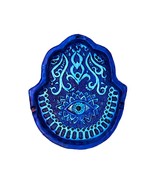 Turquoise Blue Hamsa Hand Flat Ash Tray Cigarette Burner Incense Stick H... - $462.75 MXN