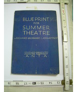 R Beckhard + J Effrat 1948 Blueprint for Summer Theatre * ANTA Managemen... - £34.13 GBP