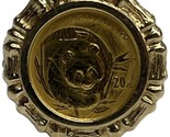 Unisex Coin ring 14kt Yellow Gold 406620 - $499.00