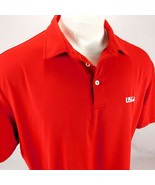 Ralph Lauren RLX USGA Men Red Golf Polo Shirt Sz XL - £25.96 GBP