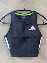 adidas Adizero Crop Tank Women&#39;s Running Top Sportswear Black AsiaFit NW... - $53.01