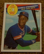 Darryl Strawberry, Mets,  1985  #278 Topps  Baseball Card GD COND - £0.80 GBP