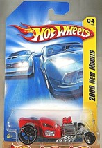 2008 Hot Wheels #4 New Models 4/40 RATBOMB Red Variant w/Black OH5-5Dot Spokes - £6.17 GBP