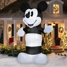 Gemmy 10 Foot  Airblown Inflatable Giant Christmas Mickey Mouse Disney Metallic - £118.69 GBP