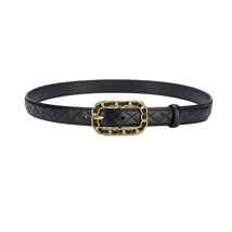 Black Women Genuine Leather Belt - £15.17 GBP