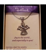 NIB Hallmark Connections gorgeous silver angel necklace - $33.92 CAD