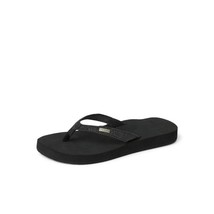 Reef Women Star Cushion Flip Flop 1392 Black Size 8 - $27.72