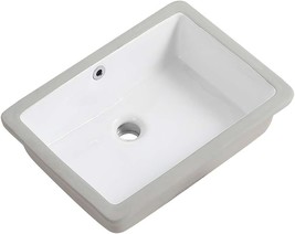 18In Undermount Bathroom Sink Rectangular, 16.1&quot; X 11&quot; (Internal) Vessel Sink - $116.87