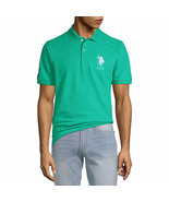 U.S. POLO ASSN. Men&#39;s Big Pony Short Sleeve Pique Polo Shirt MEDIUM Pool... - $49.05 CAD