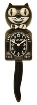 Large Zebra Stripe Bow &amp; Black Tail Black  Kit-Cat Klock 15.5″ high Wall Clocks - £69.12 GBP