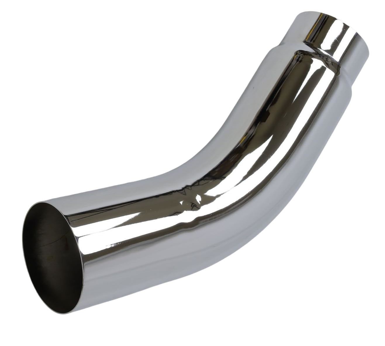 Exhaust Diesel Elbow Tip 5.00 Inlet 6.00 X 23.00" WELBOW60023-500-CHR-SS Polishe