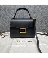 Kate Spade Black Convertable Shoulder Bag With Ivory Dust Bag Purse Clut... - $2,352.09 MXN