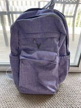 Bondka Purple Backpack: Padded Laptop Sleeve, 4 Zip Compartments, Water ... - £18.34 GBP