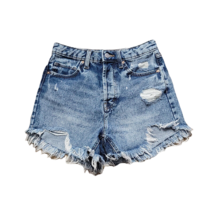 Wild Fable Distressed Blue Denim Jean Cut Off Shorts ~ Sz 2 ~ Highest Rise - $20.69