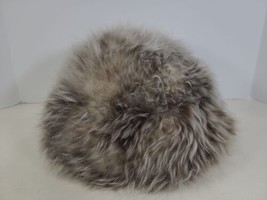 Vintage Womens Fur Hat Genuine Tuscan Lamb Skin Shearling Made In Italy - £29.90 GBP