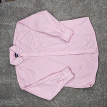 Wrangler Shirt Men XL Pink Ribbon Striped Breast Cancer Awareness Western Rodeo - £19.76 GBP