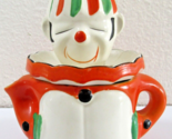 Vintage Takito Figural Orange and Green Hand Painted Clown Juicer - $78.21