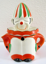 Vintage Takito Figural Orange and Green Hand Painted Clown Juicer - $78.21