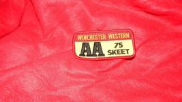 VINTAGE WINCHESTER WESTERN AA 75 SKEET COLLECTOR PATCH FREE US SHIP - $9.49