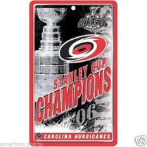 Carolina Hurricanes 2006 Stanley Cup Champions Sign New - £11.17 GBP