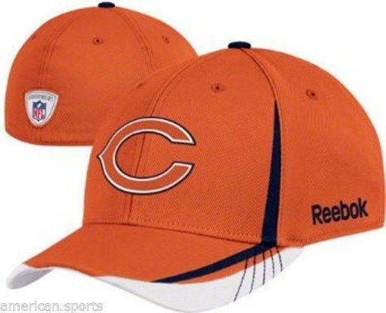 Primary image for Chicago Bears Reebok Structured Flex Hat Draft Hat Cap girls boys 4-7 New