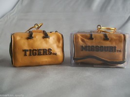 Missouri Tigers Football Basketball Sports Christmas Ornament  Set Of Two  New - £9.85 GBP