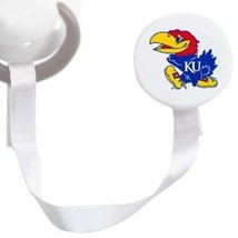 2 KANSAS JAYHAWKS SPORTS BABY FOOTBALL BASKETBALL PACIFIER CLIP FREE SHI... - £9.32 GBP