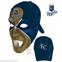 Kansas City Royals Party Mask Halloween Baseball Hat Cap Fun Great 4 Photos New - $17.71
