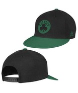 Boston Celtics Vibe Hook Snapback Hat (Black/Green) - £22.55 GBP
