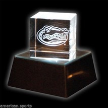 Florida Gators Free Shipping Square Sports Logo Crystal Laser Cube Light Up Base - £21.99 GBP