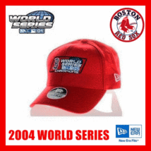 Boston Red Sox Free Ship 2004 World Series Champions Mens New Era Hat Cap Adj - £15.58 GBP