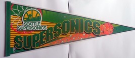Seattle Supersonics Nba Pennant New Old Stock Basketball Nba Vintage - £12.66 GBP