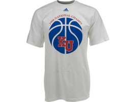 Kansas Jayhawks 1988 Ncaa Basketball Final Four Champ Shirt Adidas Danny Manning - £19.78 GBP