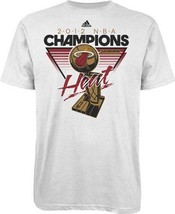 Miami Heat 2012 NBA Finals Champions Locker Room Mens Shirt 2XL  NEW adidas - $26.86