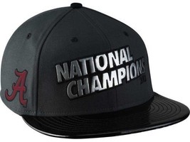 Official BCS 2013 Alabama Crimson Tide Nike Champions LR Snap-back Hat Cap Mens - £22.07 GBP