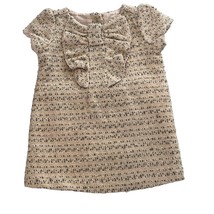 Janie and Jack 3-6 Months NWOT Blush Boucle Tweed Dress &amp; Bloomer - £21.30 GBP