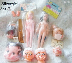 Vintage New Stock Doll Bodies Heads and Body Parts for Crafting - £14.93 GBP