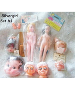 Vintage New Stock Doll Bodies Heads and Body Parts for Crafting - £15.59 GBP
