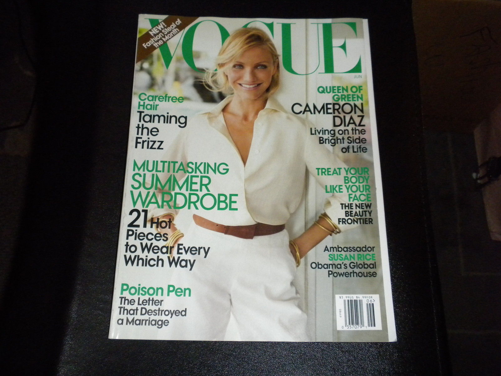Primary image for Vogue Magazine 2009 Cameron Diaz; Doetzen Kroes; Lara Stone; Rafael Nadal; NF