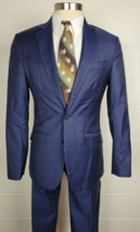 Hilton Bespoke Mens Blue Wool Suit 36? - £43.52 GBP