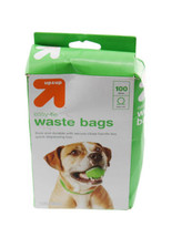Up and Up Fragrance Free Dog Waste Disposal Easy-Tie Handle Bags 100ct - £7.94 GBP