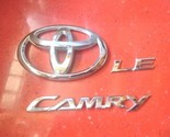 2007 - 2009 Toyota Camry LE OEM Trunk Emblem BADGE NAMEPLATE Insignia  oem  - £14.22 GBP