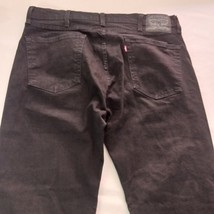 Levi's 505 Straight Leg Men's Black Cotton 5-Pocket Jeans S110782 Size 38W×30L image 14