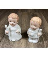Homco Christmas Nativity Scene #5609 Ceramic SHEPHERDS Figurines Sri Lanka - €10,26 EUR