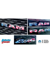 American Flag 2019-2024 Ram 1500 Emblem Overlay Sticker Set - $35.00