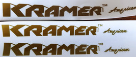 57 - Kramer 3x headstock logo STICKER American - $6.00