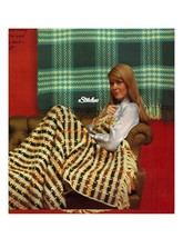 1960s Afghans or Wall Hangings Weave In  - 2 Crochet pattern (PDF 6907) - £2.94 GBP