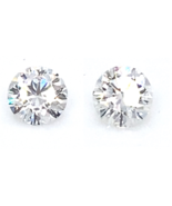 Lot of 2 Cvd Faux Diamonds Grown Round Cut Diamonds Igi Certified TCW = ... - $9,579.49 CAD