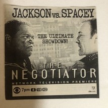 Negotiator TV guide Vintage Print Ad Kevin Spacey Samuel L Jackson Tpa5 - £4.58 GBP