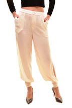 Finders Keepers Womens Pants Relaxed Rene Stylish Elegant Cream Size S - £36.04 GBP